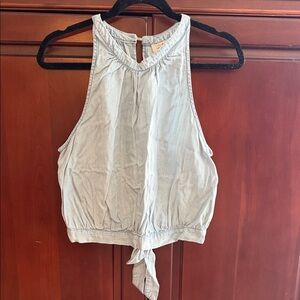 Light Blue Sleeveless Top